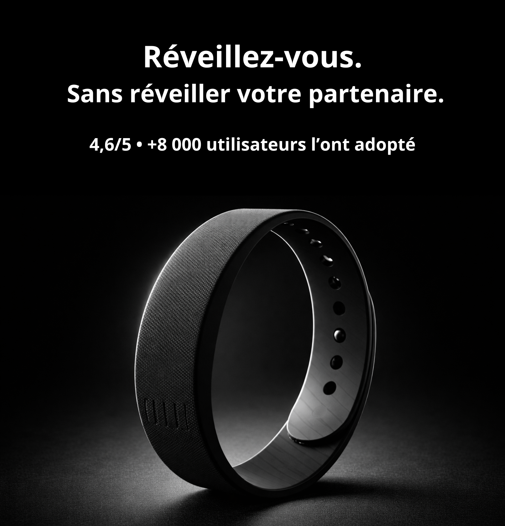 Bracelet réveil silencieux Enerys Rise™