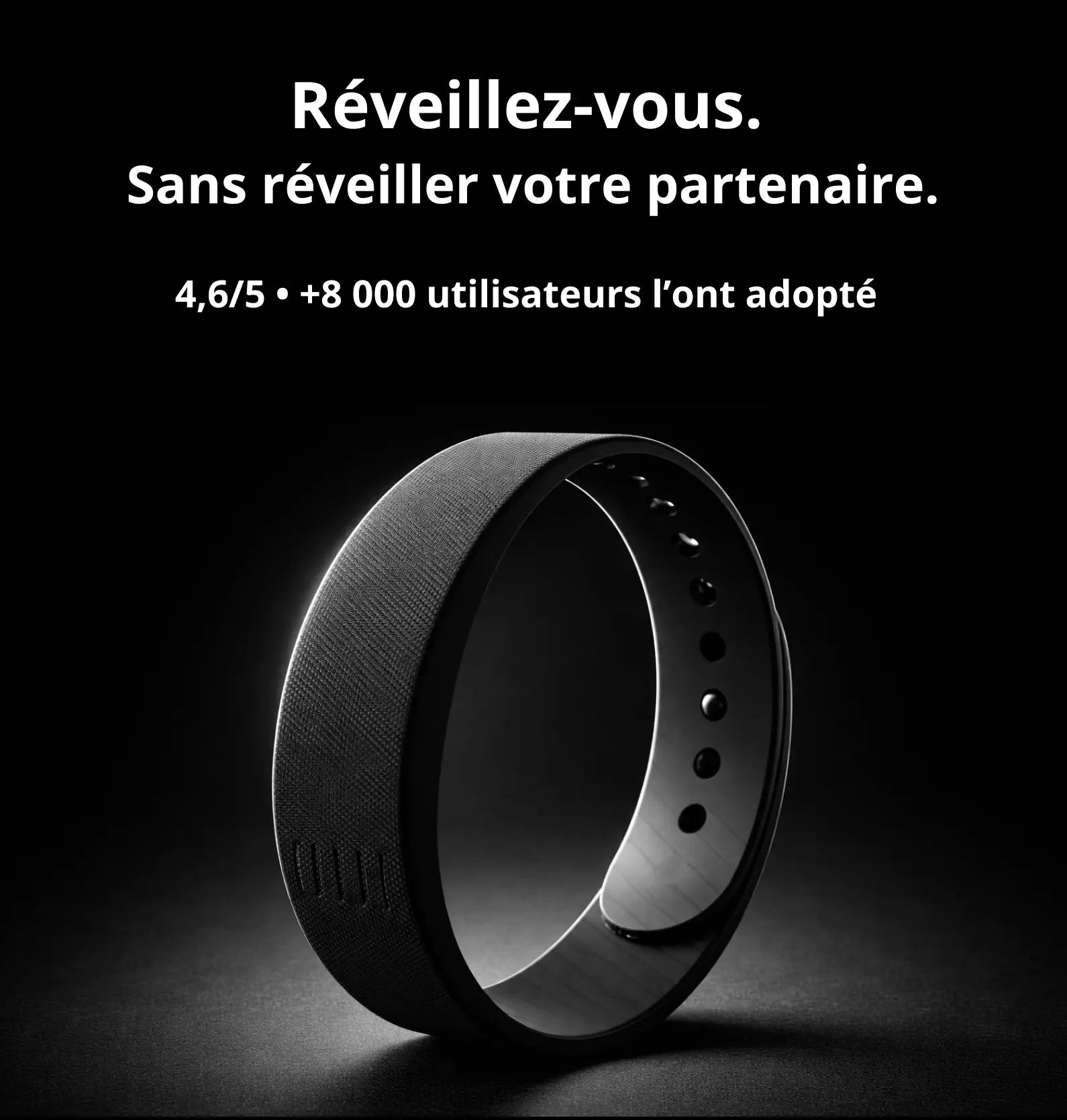 Bracelet réveil silencieux Enerys™