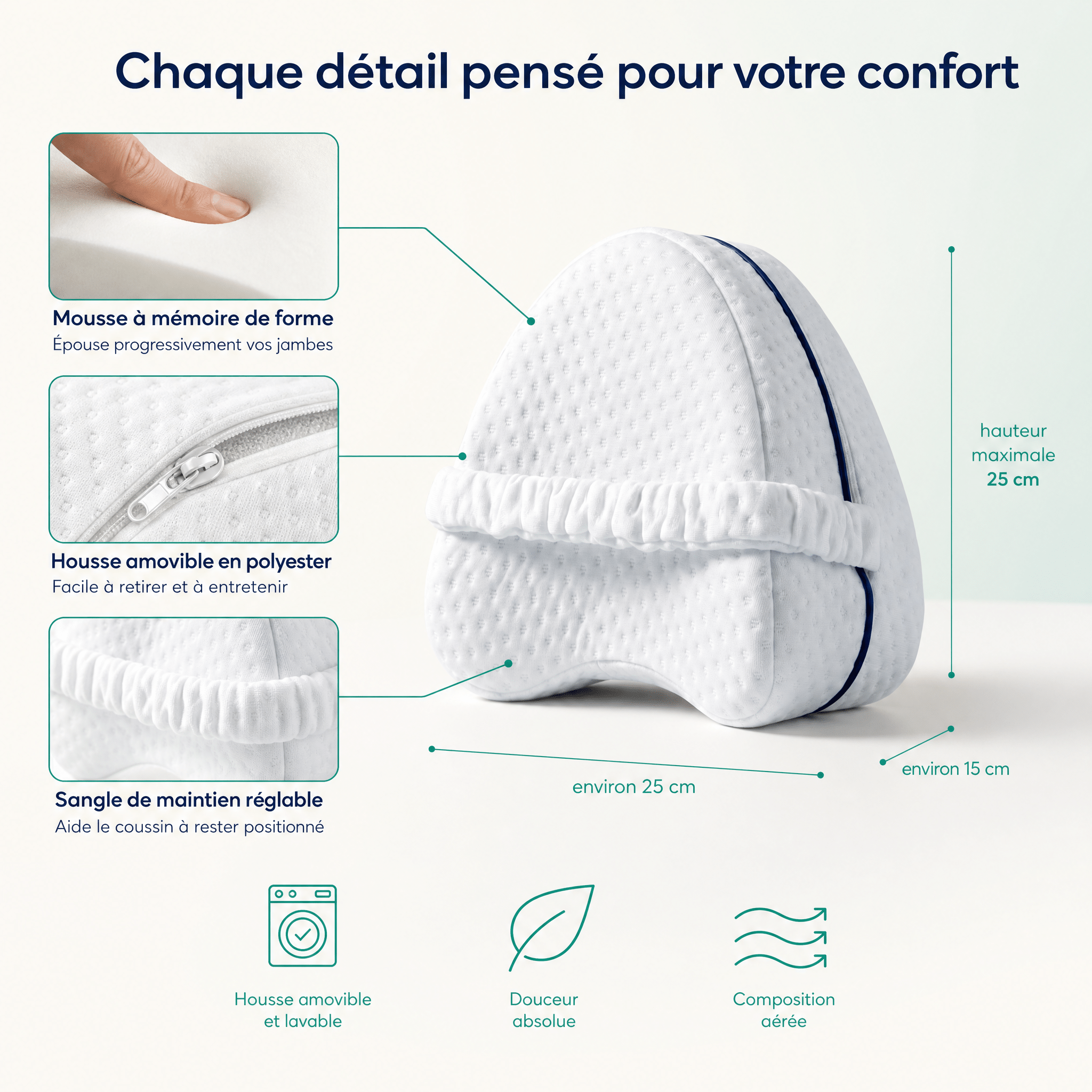 Coussin genoux Enerys - Enerys Home