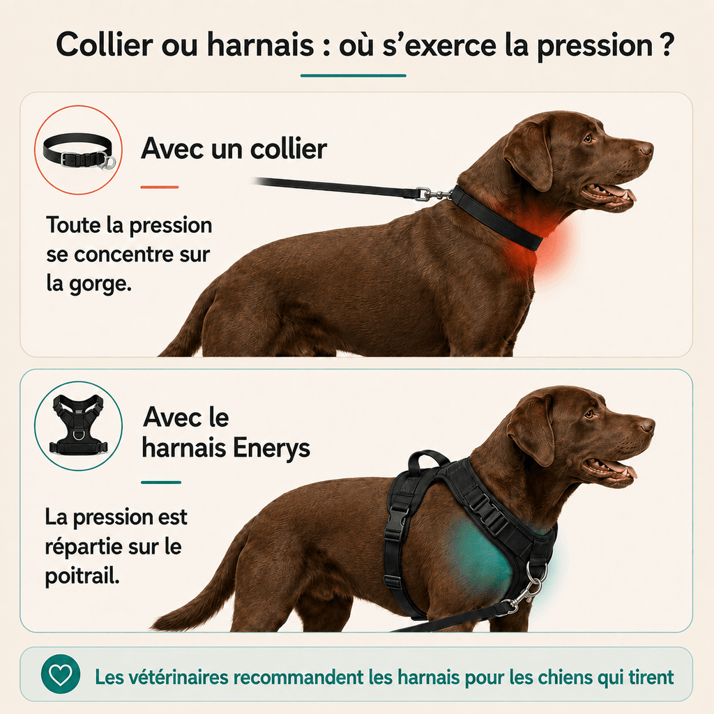 Harnais anti-traction - Enerys Pets