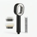 Pommeau de douche filtrant + brosse exfoliante et massante