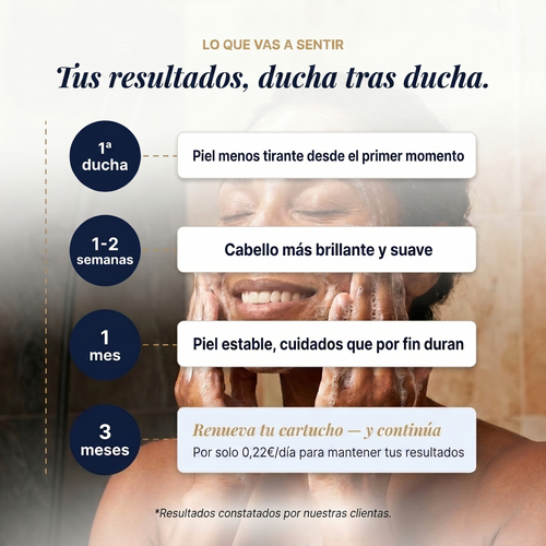 Pommeau de douche filtrant