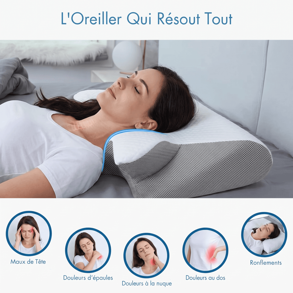Oreiller ergonomique - Enerys Home