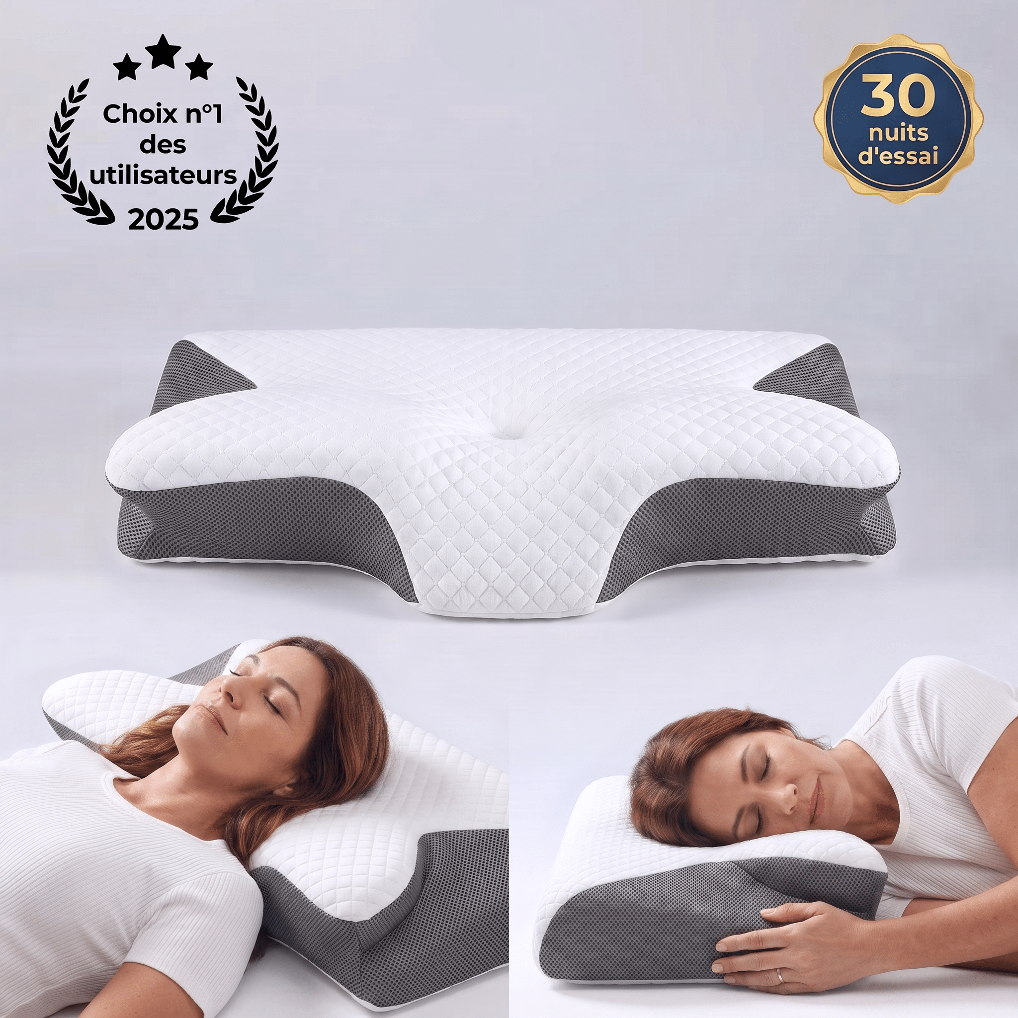 Oreiller ergonomique - Enerys Home